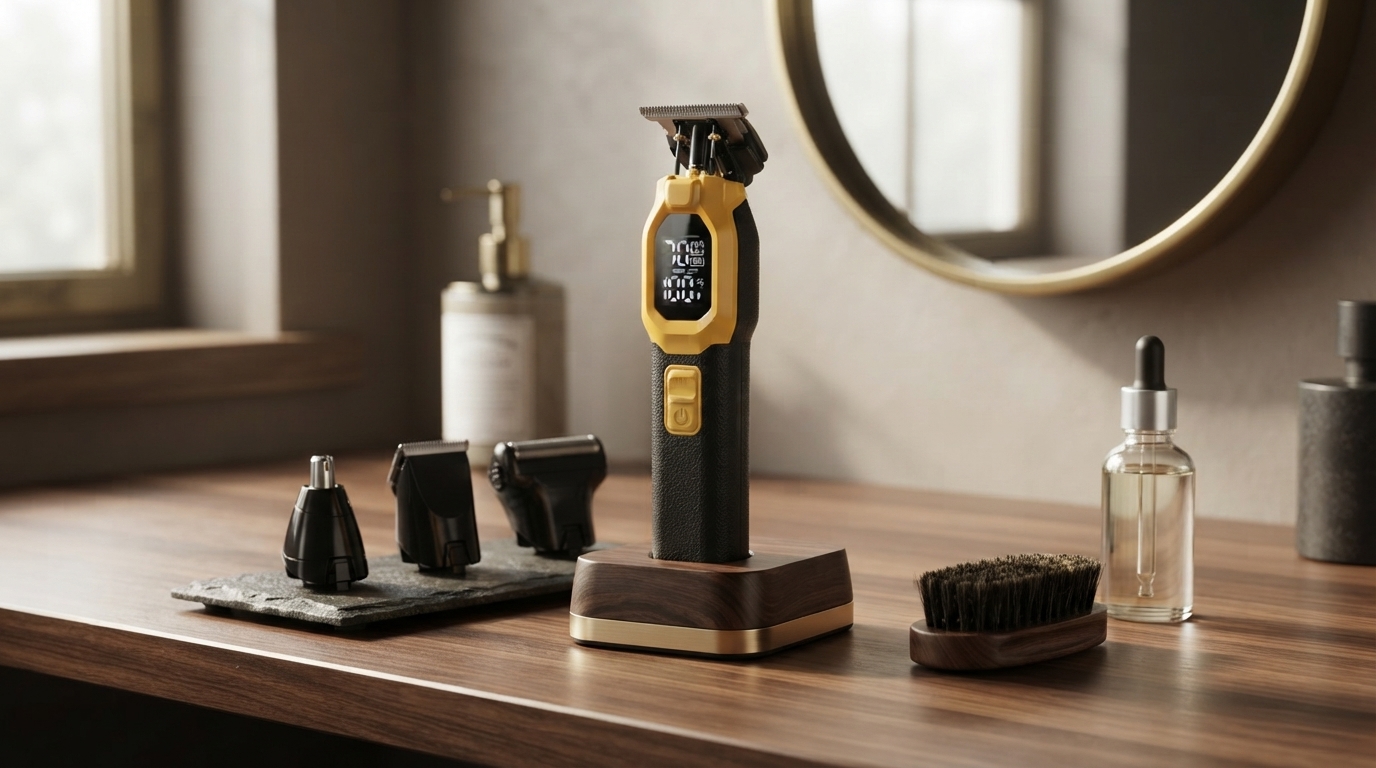 3-in-1 Rechargeable Grooming Kit: Clip, Trim, Shave
