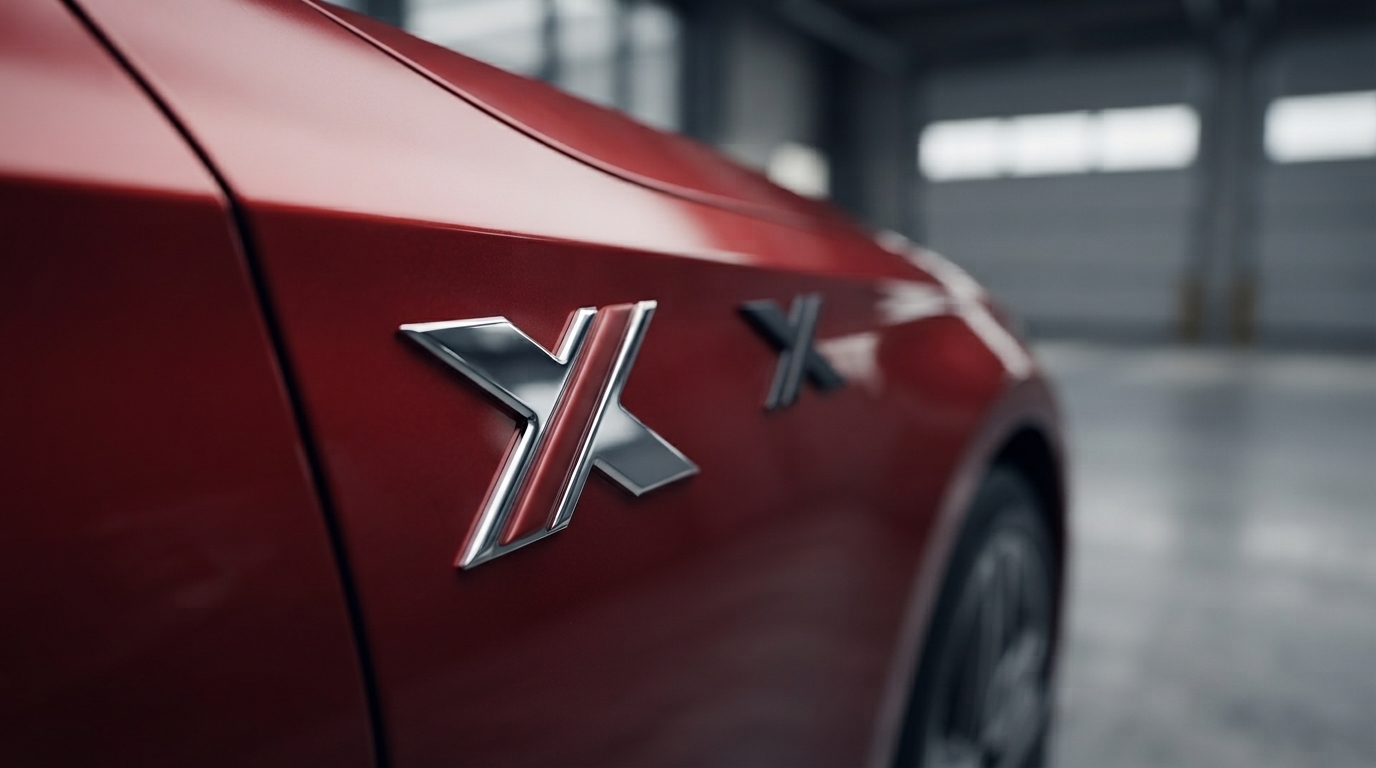3D Chrome X Emblem: Easy Fender & Trunk Badge Upgrade