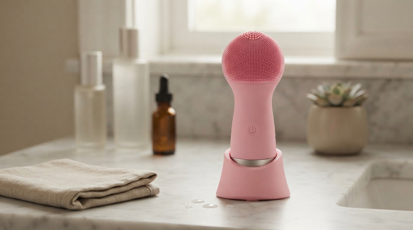 6-in-1 Silicone Facial Cleansing Brush: Use & Care