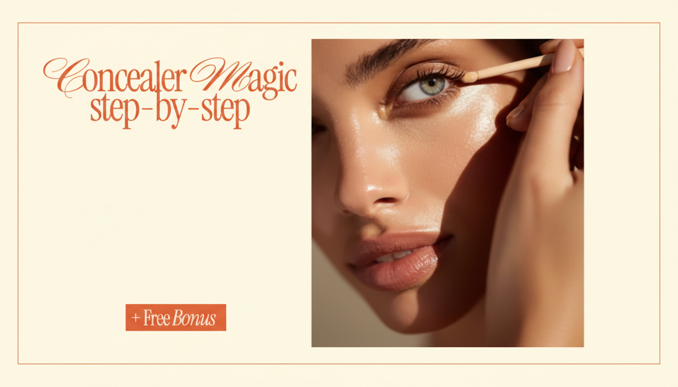 Concealer Magic: Under-Eye & Blemish Coverage Steps