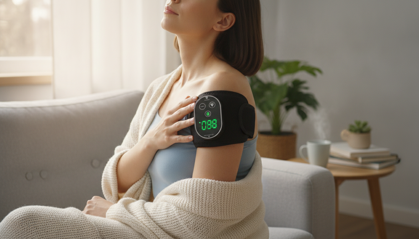 Cordless Heated Knee & Shoulder Massager: 3-in-1 Relief